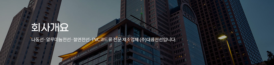 회사개요